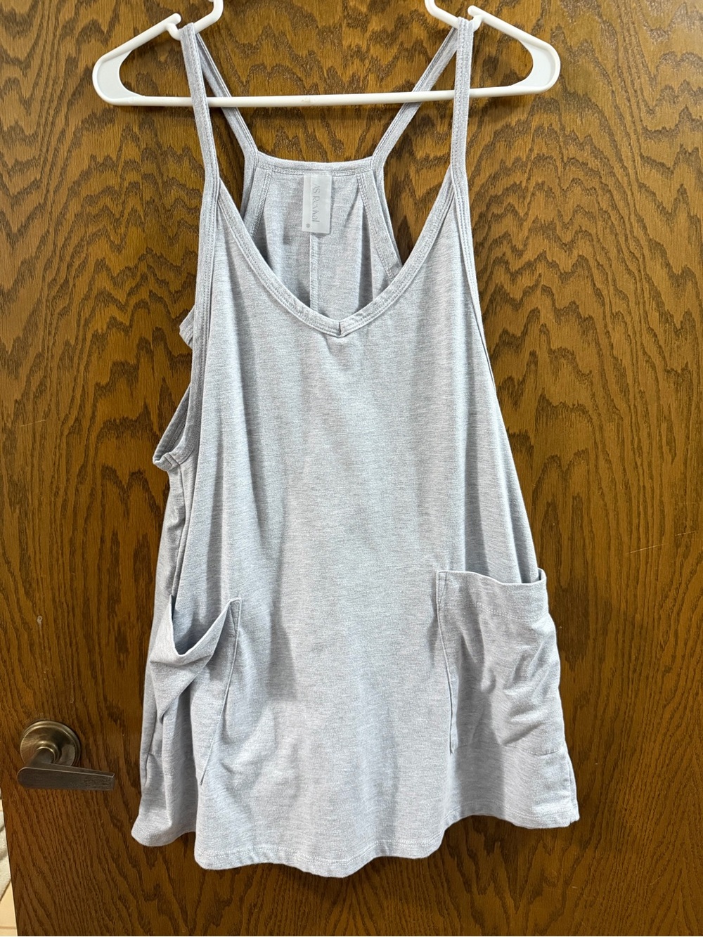 AS Revival Romper Light Gray Sleeveless Pocket